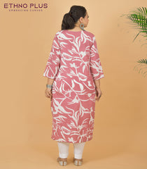 Dusty Pink Premium 100% Cotton Kurti