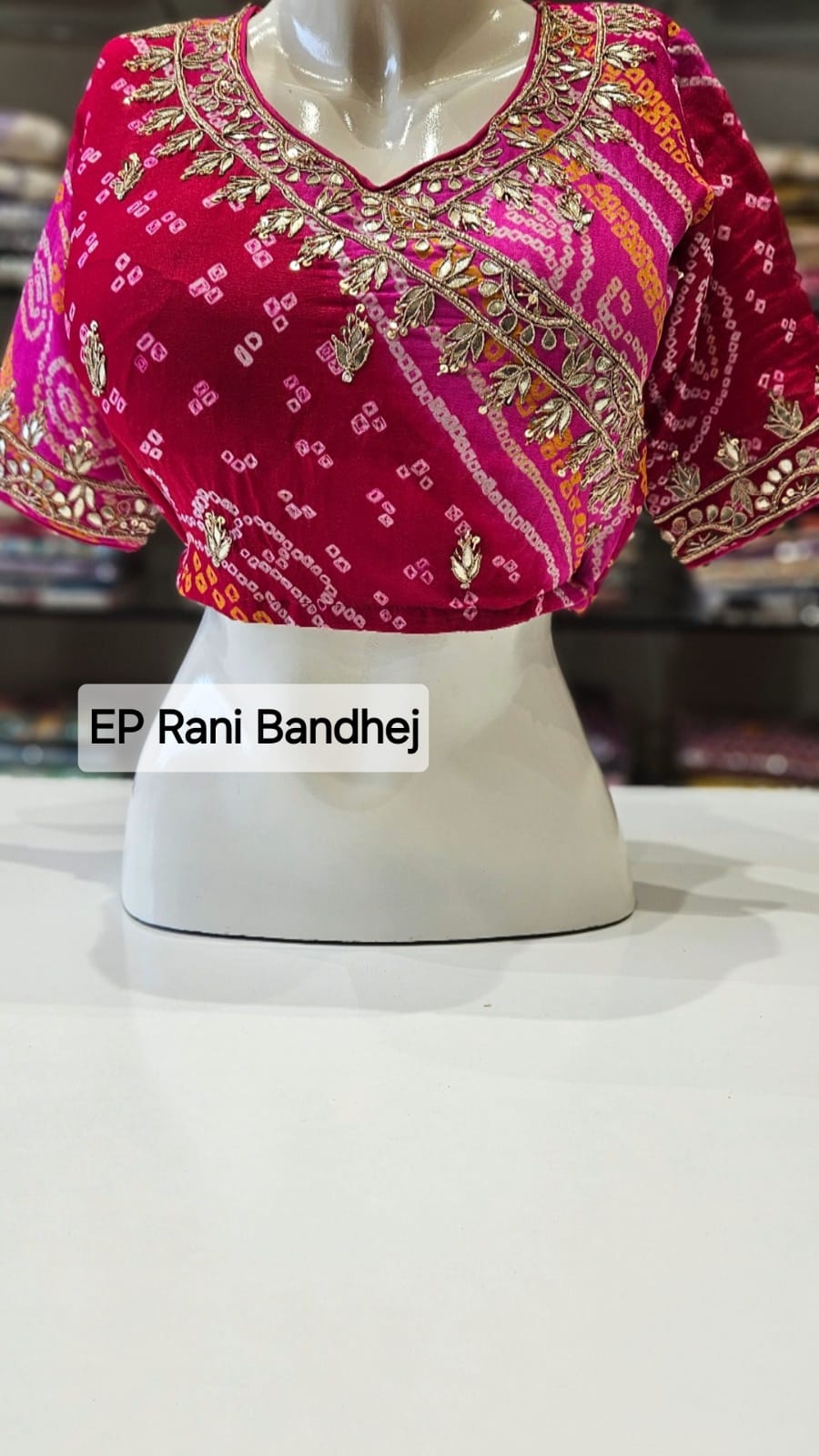 Blouse DNo EPB502 Rani Bandhej