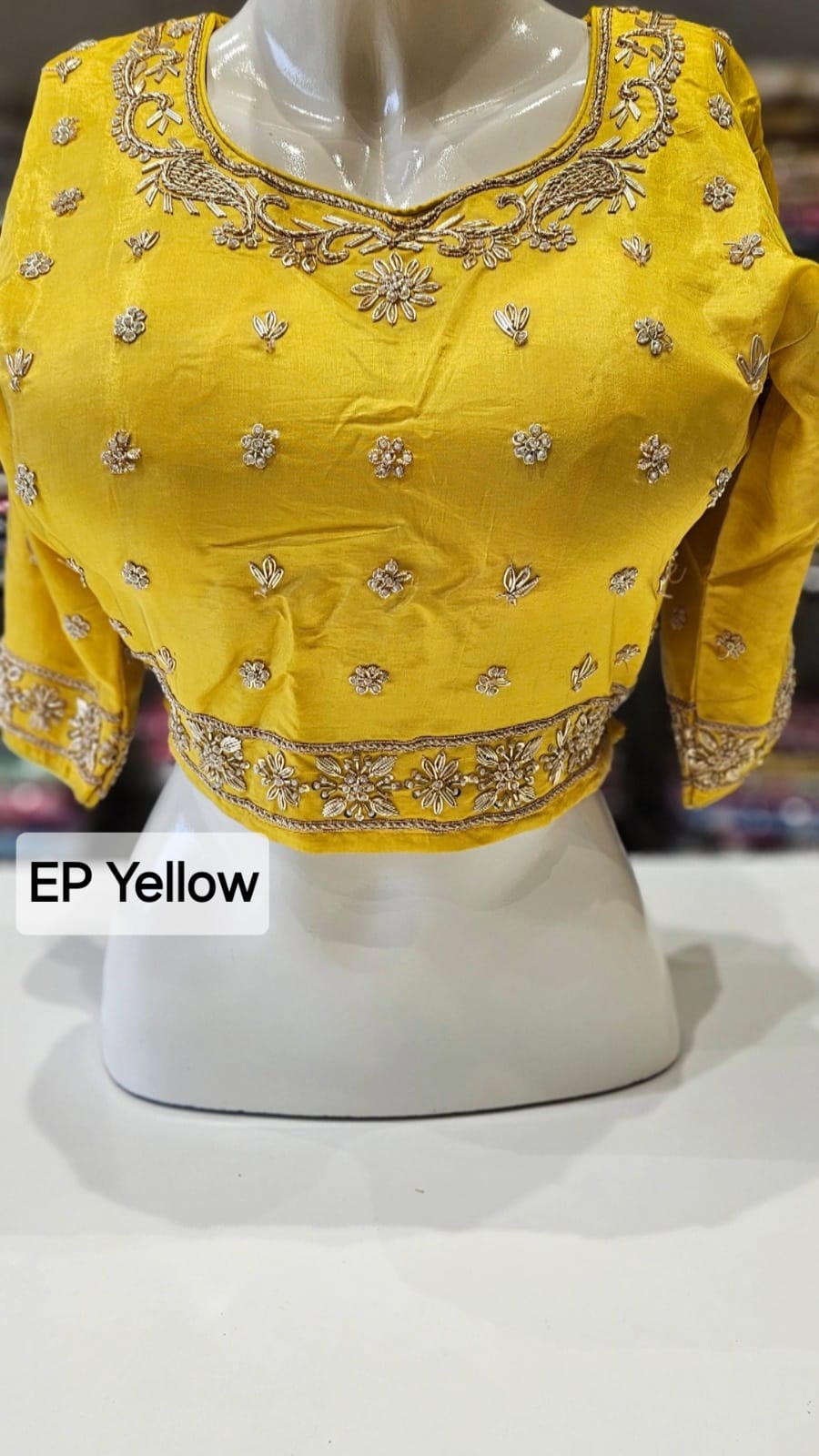 Blouse DNo EPB504 Yellow