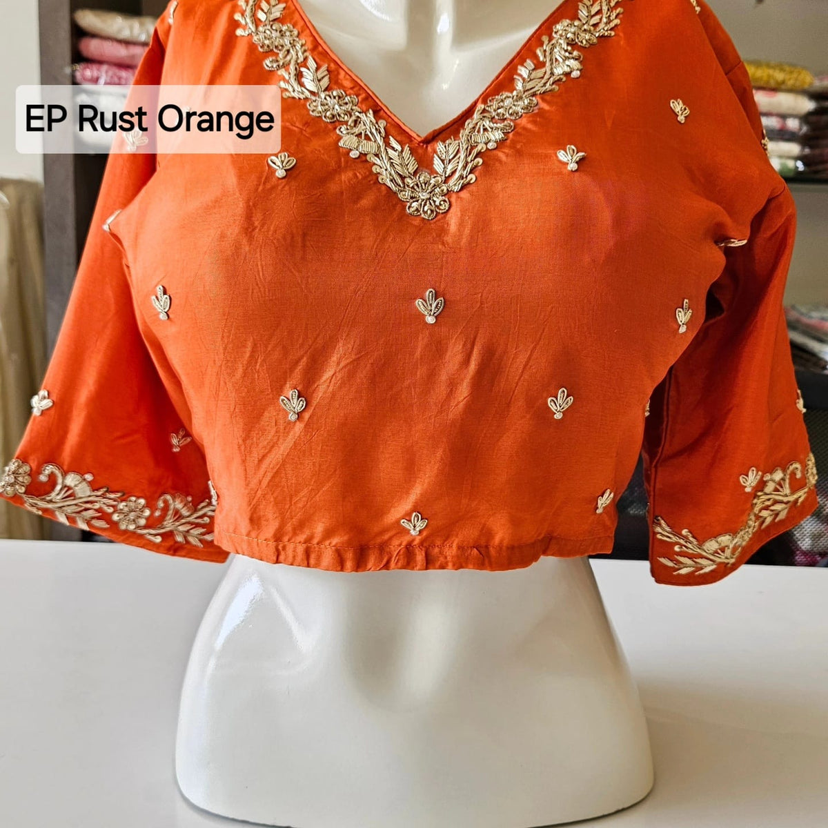 Blouse DNo EPB510 Rust Orange