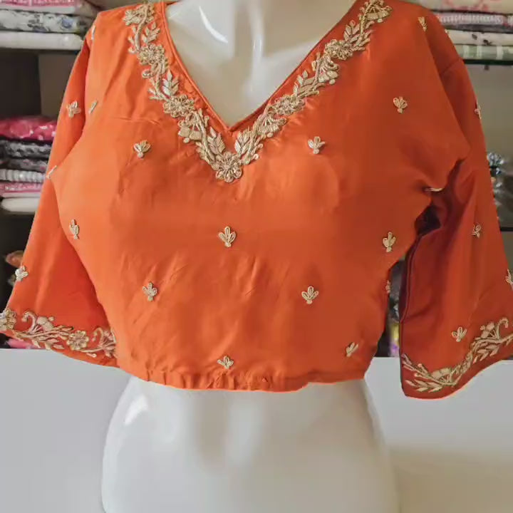 Blouse DNo EPB510 Rust Orange